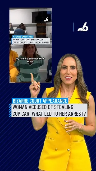Woman accused of stealing cop car: What led to her arrest? (Video)