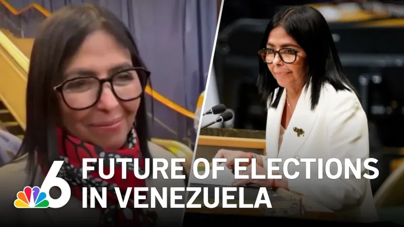 Delcy Rodriguez questioned about elections in Venezuela (Video)