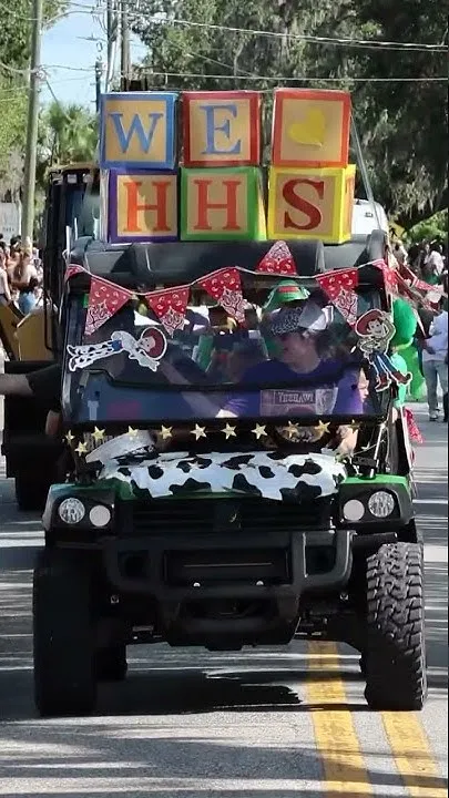 Hernando High School took Homecoming Parade #shorts (Video)
