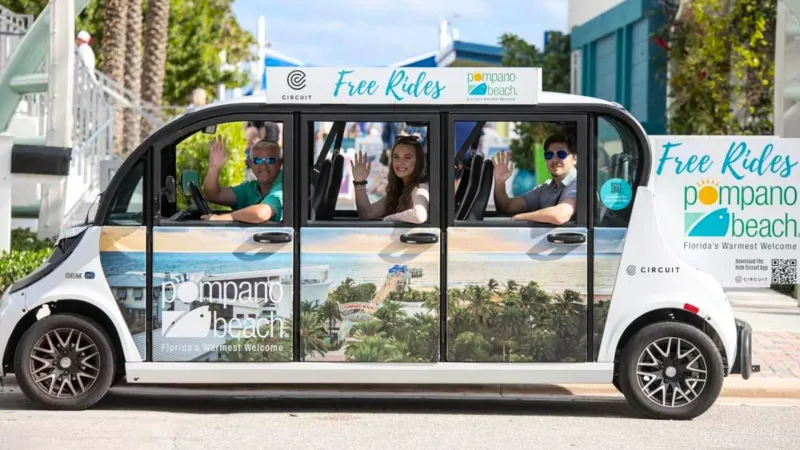 Free Fishing Village Shuttle gives Pompano Beach visitors new way to reach the waterfront