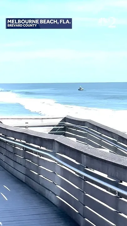 Search underway after boogie boarder in his 50s vanishes underwater at Melbourne Beach (Video)