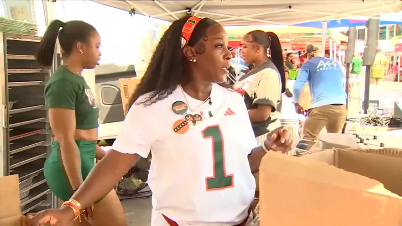 Miami Hurricanes star Malachi Toney's mother brings family tradition to tailgates at Hard Rock Stadium