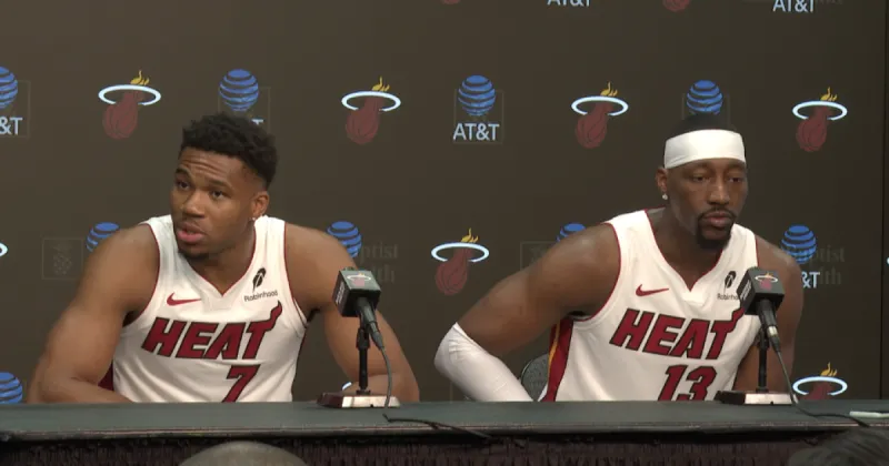 Giannis Antetokounmpo says he's focused on winning championships, not rankings, as Miami Heat open media day