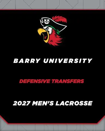 Defensive Transfer Class Introduced To The 2027 Men's Lacrosse Roster