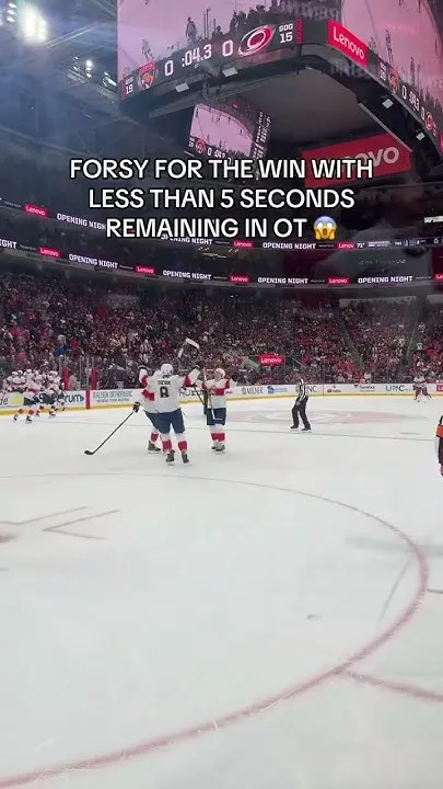 First goal of the season  game winner (Video)