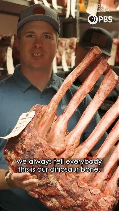 Okeechobee Steakhouse's Famous Dinosaur Bone Steak (Video)