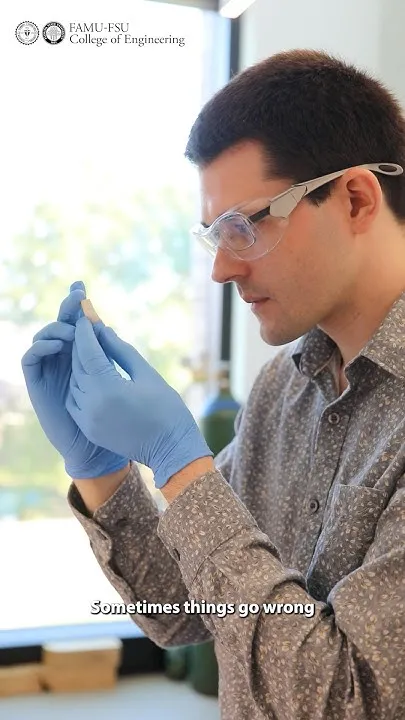 When materials science meets art  #famufsucollegeofengineering #famu #fsu (Video)