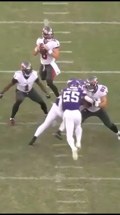 Vikings defensive front's bread and butter #GoBucs #nfl (Video)