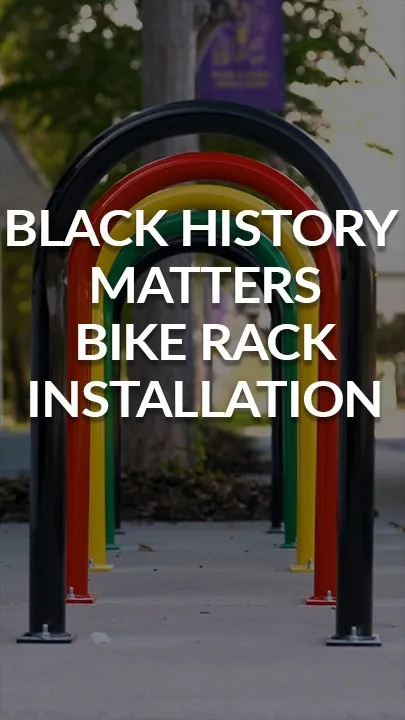 Black History Matters Bike Rack Installation | St. Pete, FL (Video)