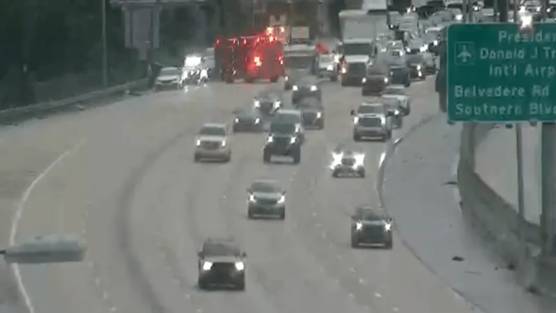 Multi-vehicle crash blocks 2 right lanes on I-95 north near Okeechobee Boulevard