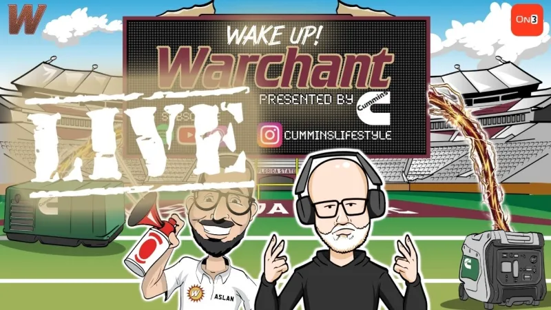 LIVE Wake Up Warchant - FSU vs. Virginia week | Game Predictions, Over/Unders, Fan Questions (Video)