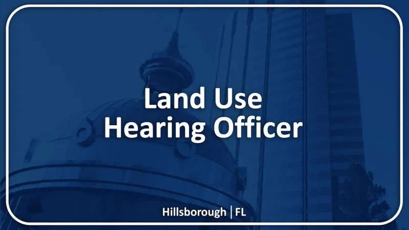 Land Use Hearing Officer - 10.05.26 (Video)
