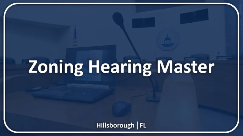 Zoning Hearing Master - 10.19.26 (Video)