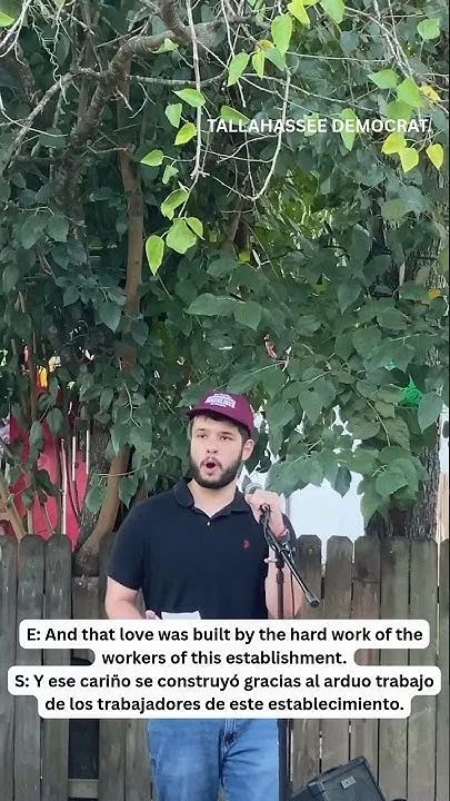 'ICE Out: Let Us Live' rally held at Chile & Chili's Tallahassee (Video)