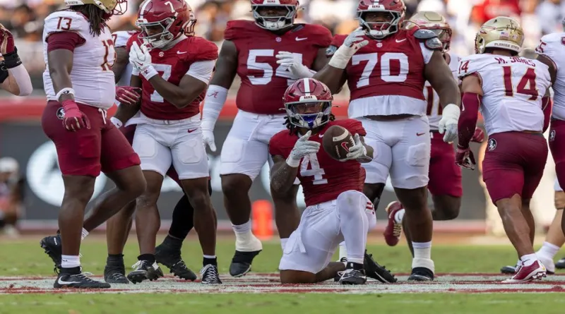 No. 10 Alabama rallies to beat Florida State 50-36 in offensive thriller