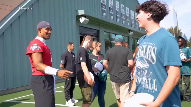 Inside Eagles and Fanatics' unforgettable experience for Make-A-Wish kids