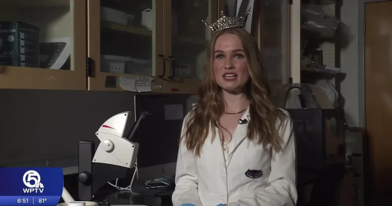 FAU graduate student uses Miss Fort Lauderdale crown to turn science into action