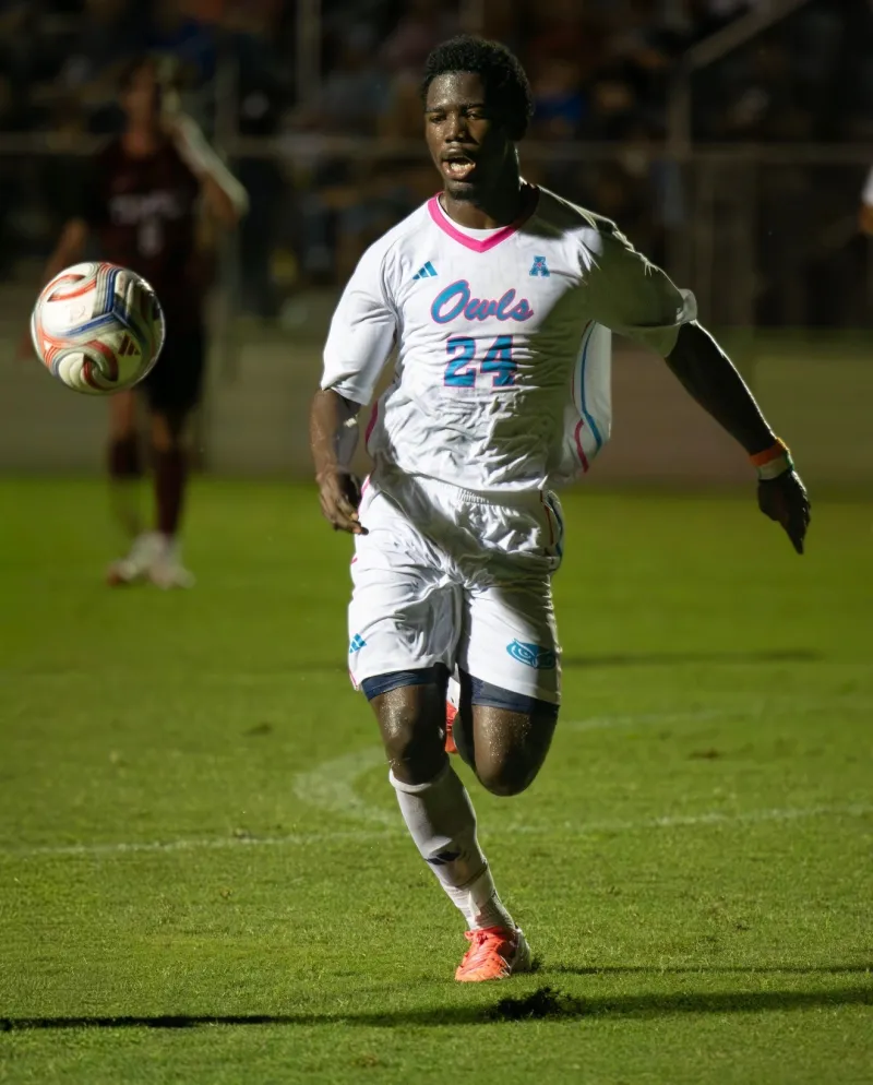 Men's Soccer: FAU's eight-match unbeaten streak ends with 2--1 loss to Temple