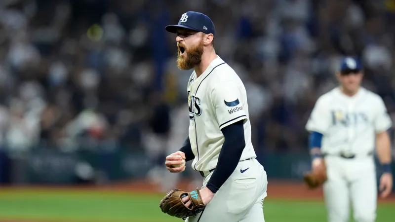 Rasmussen has no-hit bid for 7 2/3 innings, Rays open AL Division Series with a 1-0 win over Yanks