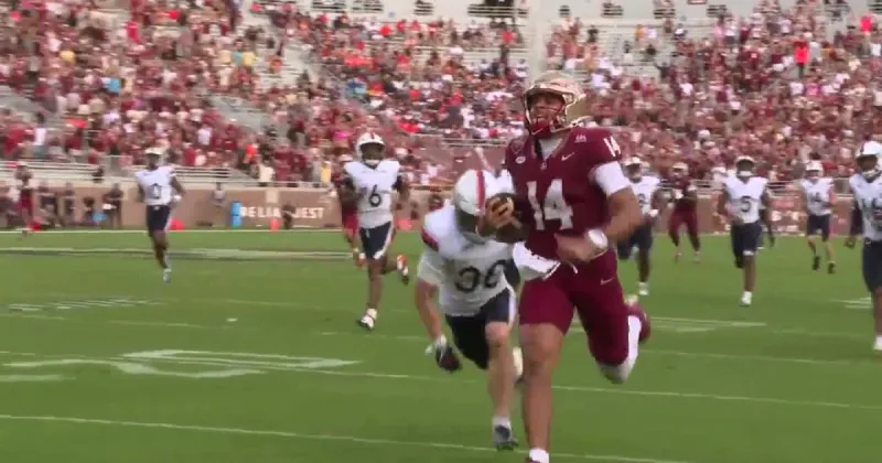 Ashton Daniels sets rushing touchdown record in Seminoles' 38-7 win over Virginia