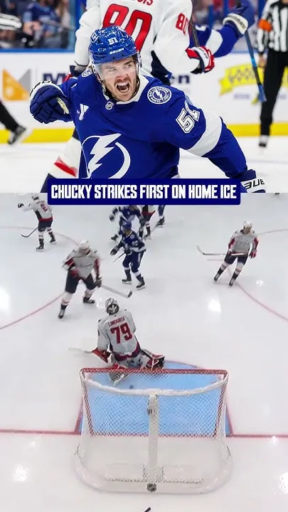 Chucky sounds the first  #hockey #nhl #goals (Video)