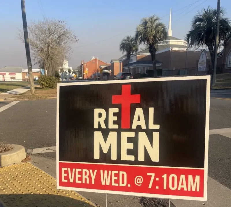"Real Men Love Jesus" meeting features speaker JCFR Chief Derrick Burrus