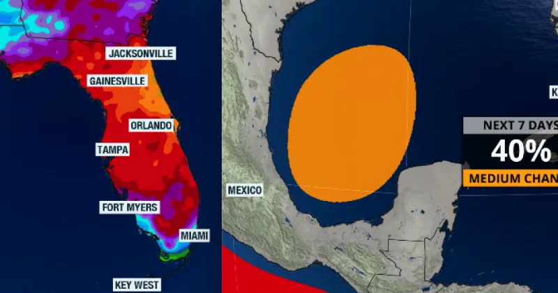 Monitoring the Gulf of Mexico for the chance of tropical development