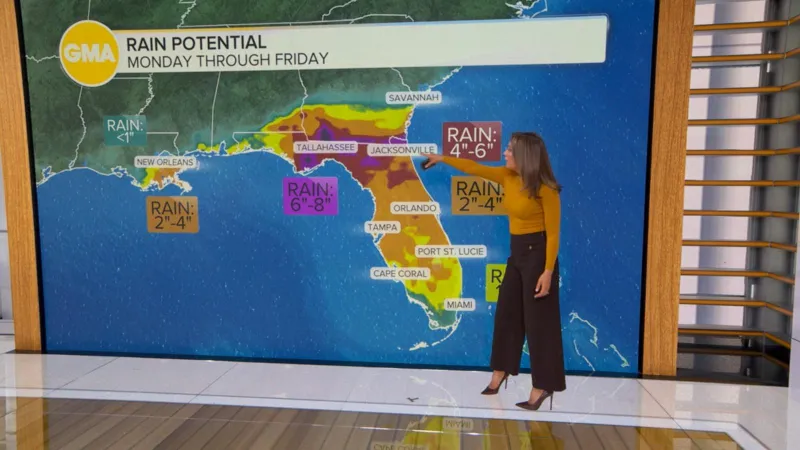 Tracking the flood risk and extreme heat putting millions on alert