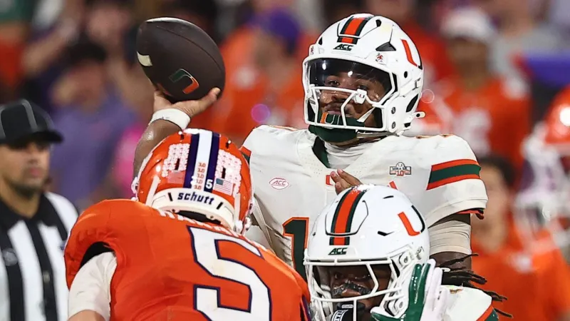 Miami Hurricanes News: Canes stay at No. 4 after win at Clemson and now have a bye week