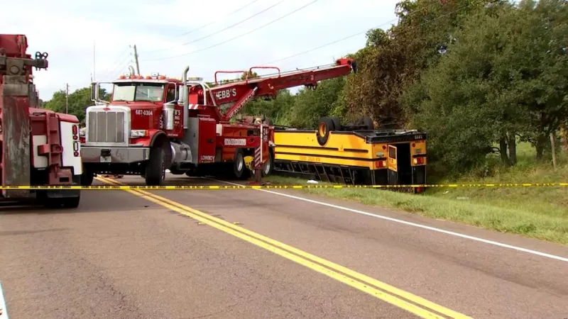 2 dead, multiple injured in school bus crash with children on board
