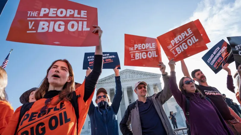 Supreme Court weighs local governments' climate change lawsuits against oil and gas companies