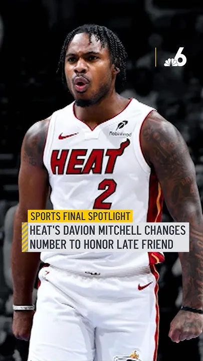 Miami Heat's Davion Mitchell changes number to honor late friend (Video)