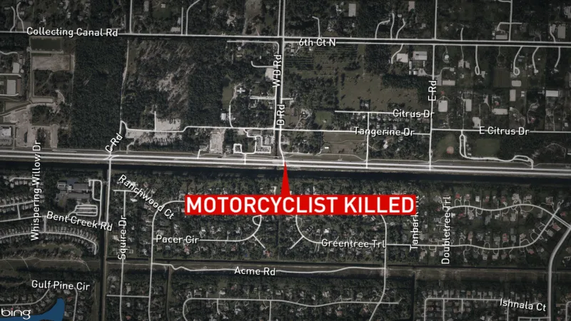 Jensen Beach motorcyclist dies in crash on Southern Boulevard, PBSO says