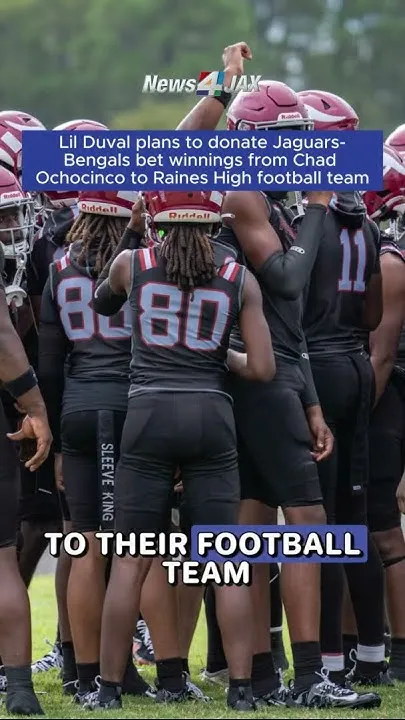 Lil Duval plans to donate Jaguars-Bengals bet winnings to Raines High football team (Video)