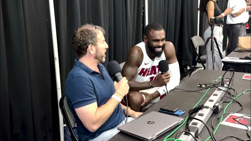 Tim Hardaway Jr. Media Day interview: Legacy and New Heat Life | Five on the Floor (Video)