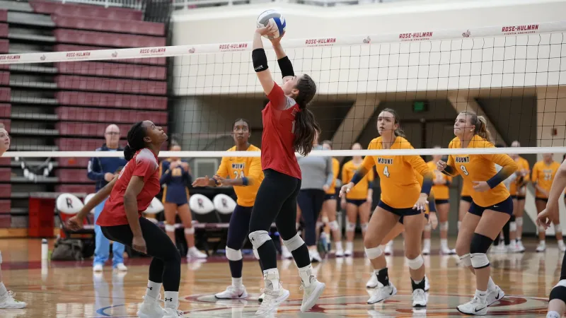 Julia Irmen hits milestone in college volleyball career