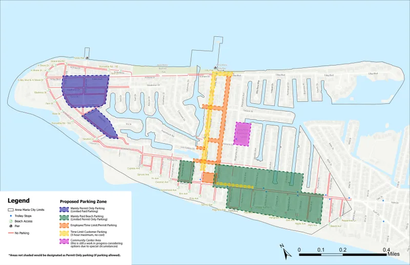 Anna Maria parking discussions continue
