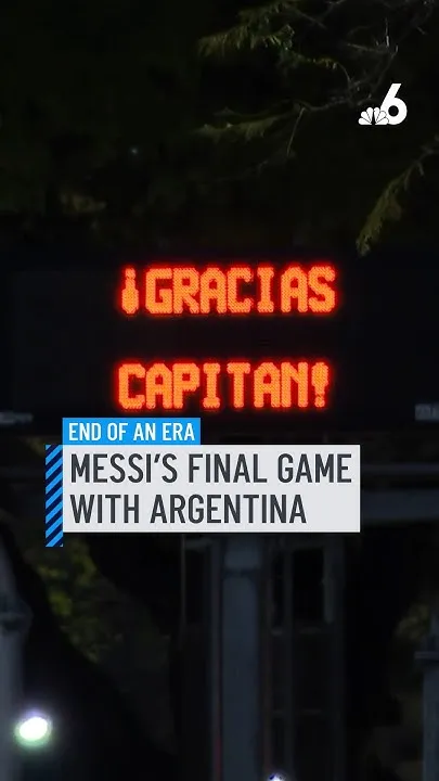 Lionel Messi is saying goodbye to the Argentina national team (Video)