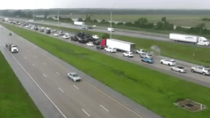 Major crash blocks 2 right lanes on I-95 south in Martin County