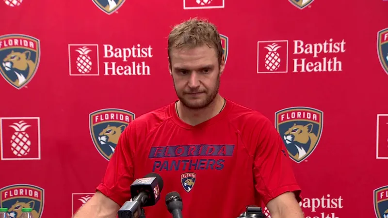 Florida captain Aleksander Barkov will not need surgery, out 6-8 weeks, Panthers say