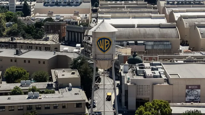 Warner Bros. water tower gets Skydance makeover