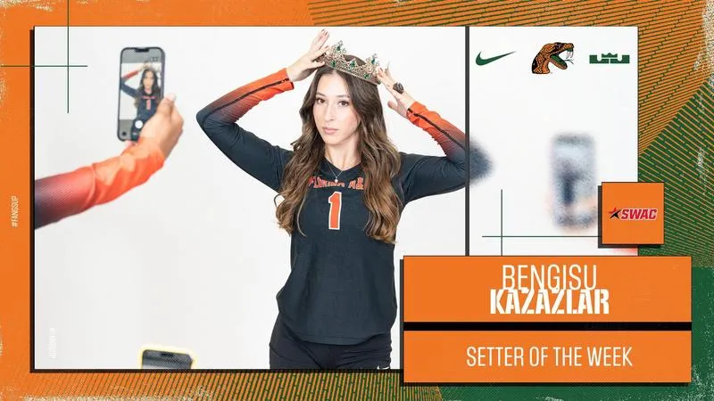 Kazazlar Named SWAC Setter of the Week