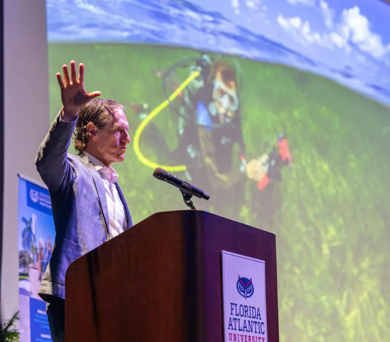 Florida's Wildside to our Paradise: Carlton Ward Jr. spoke on his 'Path of the Panther' Documentary at FAU