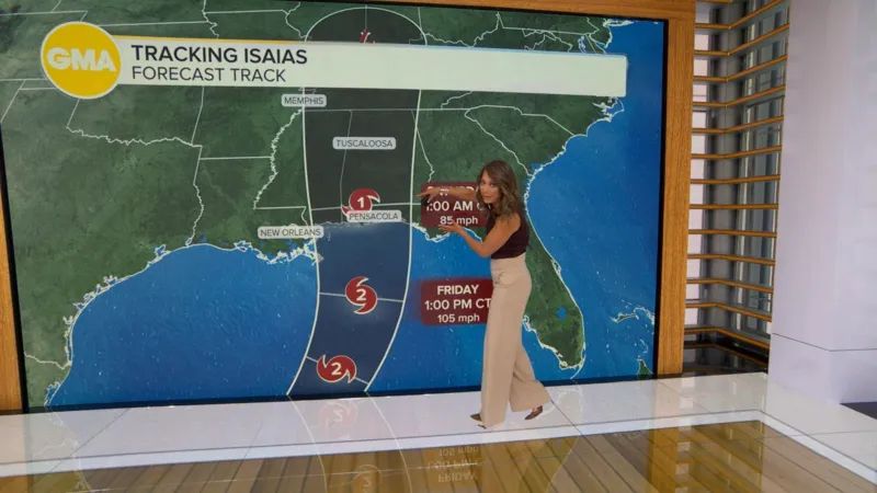 Tropical Storm Isaias threatens Gulf Coast