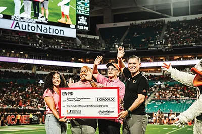 AutoNation Establishes Children's Cancer Research Fund at Sylvester with a $100,000 Grant