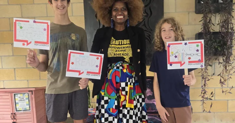 Ahead of Banned Books Week, Gainesville families learn First Amendment rights at bookstore event
