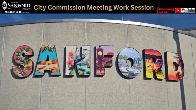 Live From the City of Sanford City Commission Work Session Meeting October 12, 2026 @ 4:00pm (Video)