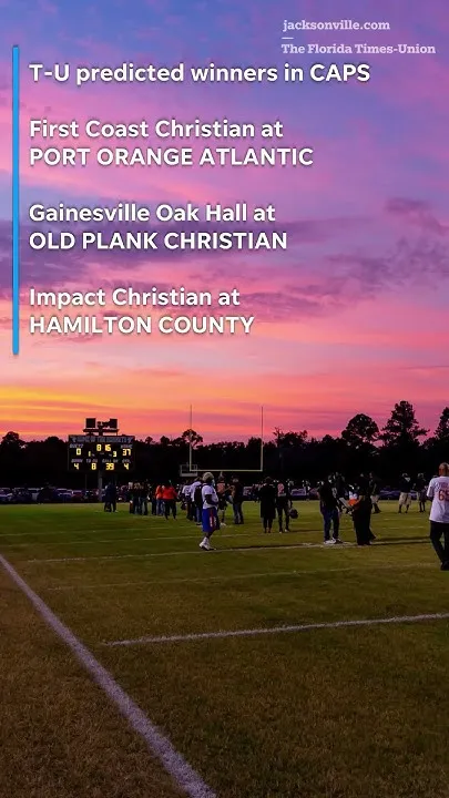 Northeast Florida Week 8 high school football schedule, predictions (Video)