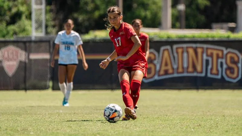 Saints Fall 1-0 at USCB Despite Outshooting Sand Sharks