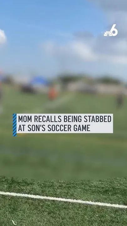 Woman recalls scary moments when she was randomly stabbed at son's soccer game (Video)